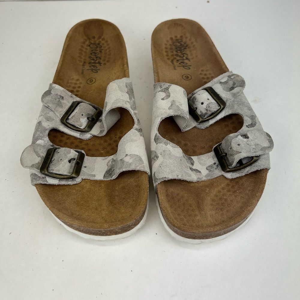 Biostep Double Strap Camouflage Comfort Slip On